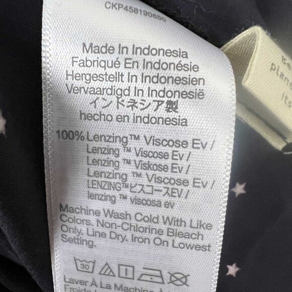 Madewell Alicia Long-Sleeve Scoopneck Midi Dress in Night Stars - Picture 10 of 11